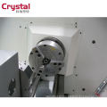 O eixo grande fura e manda o centro de giro da máquina do torno do CNC CK6432A